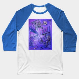 Eat Purple Baseball T-Shirt